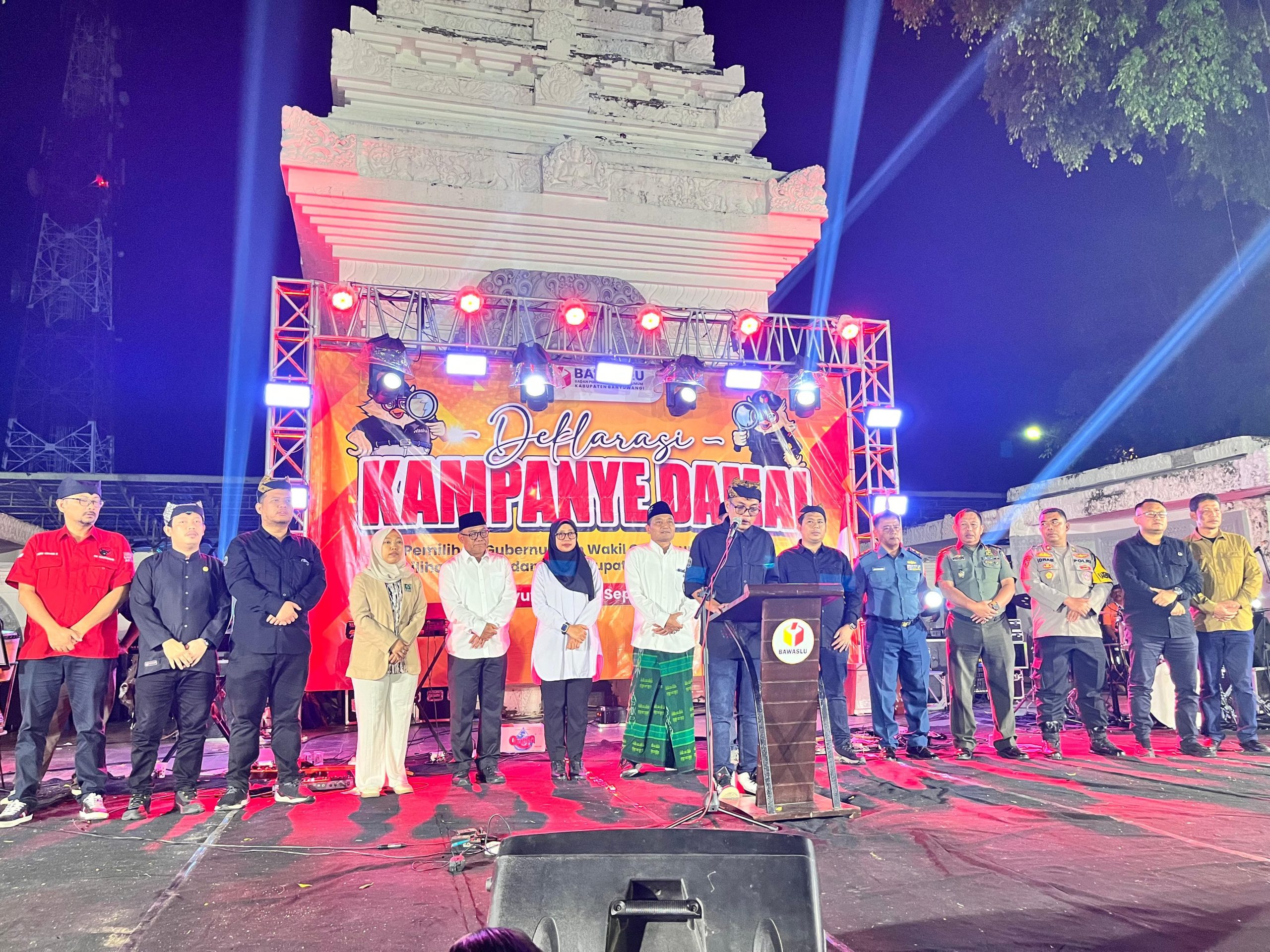 Deklarasi Kampanye Damai Bawaslu Banyuwangi